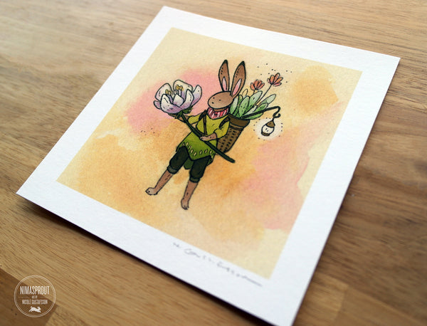 Rabbit Flower Guardian
