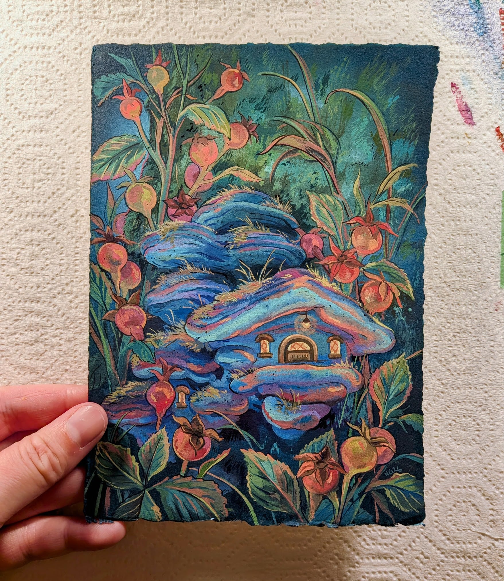 Rose Hip Mushroom Cottage