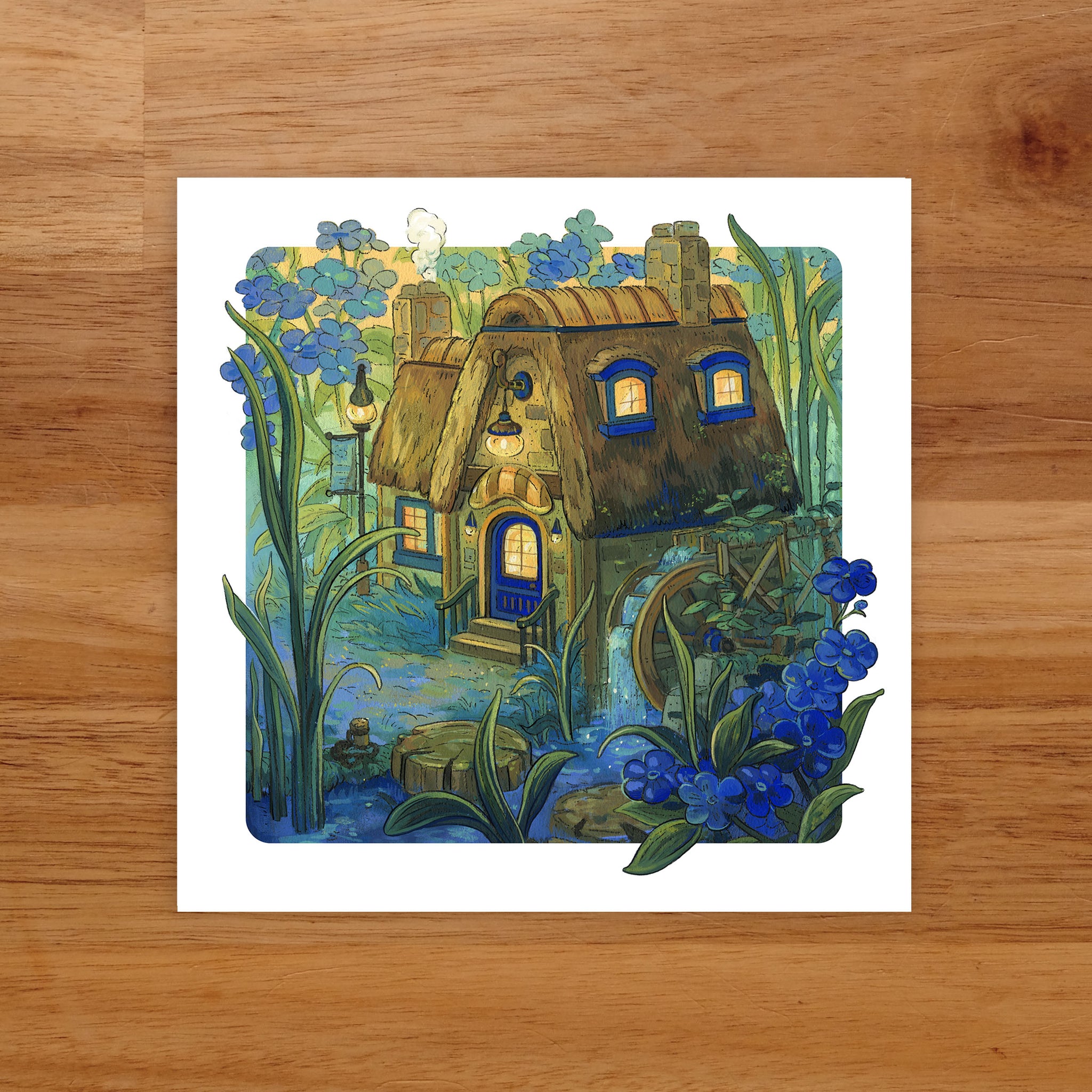 Watermill at the Forget-Me-Nots