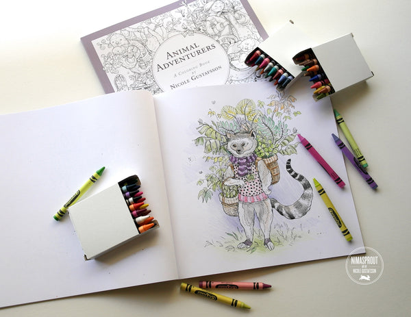 Animal Adventurers: Coloring Book