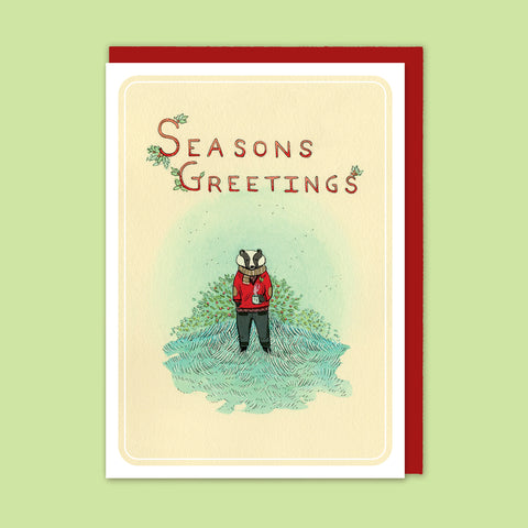 Seasons Greetings (Badger)
